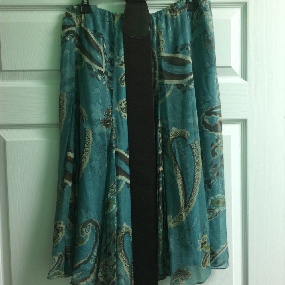 Beautiful Skirt with slight sliver threads.